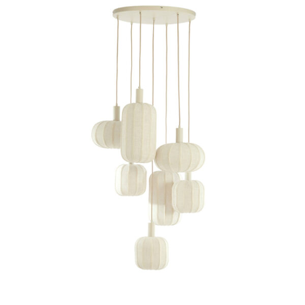Hanglamp Tufia crème