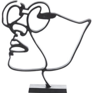 Ornament Gezicht Zwart