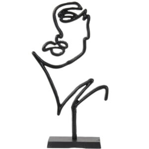 Ornament Gezicht zwart