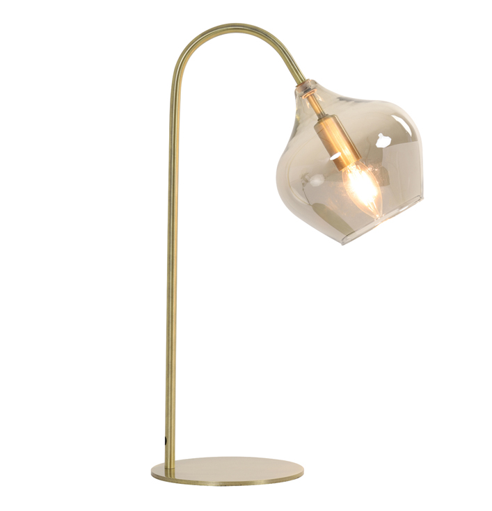 Tafellamp Riccio antiek brons - Afbeelding 3