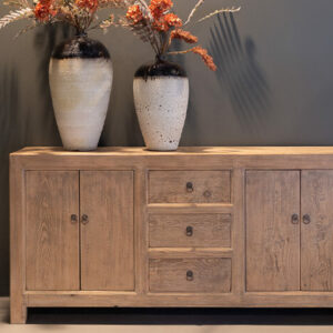 Uniek dressoir hout bruin