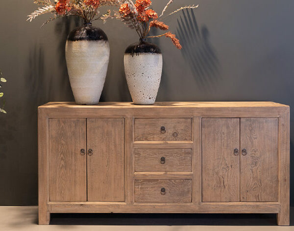 Uniek dressoir hout bruin