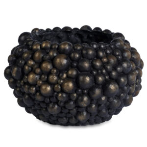 Vaas Globo Round Bowl antiek goud