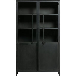 Exhibit vitrinekast metaal zwart