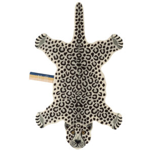 Doing Goods vloerkleed Snowy luipaard