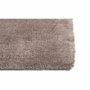 Vloerkleed velvet touch taupe