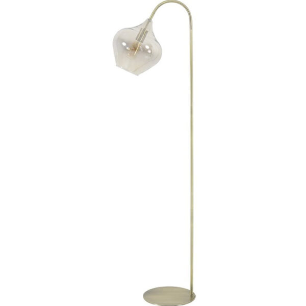 Vloerlamp Riccio goud