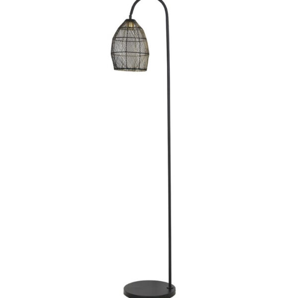 Vloerlamp Meya zwart