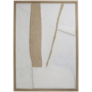 WANDORNAMENT PAPIER MACHÉ NATUREL