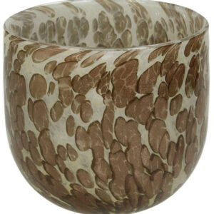 Waxinelichthouder Sophia bruin