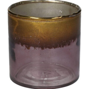 Waxinelichthouder paars