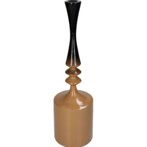 KANDELAAR DIP DYE ZWART BEIGE