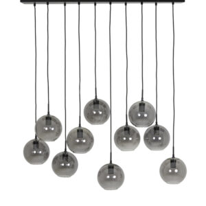 Hanglamp Sulmona Zwart Smoke