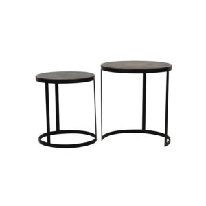 Bijzettafel set Tarente Zwart