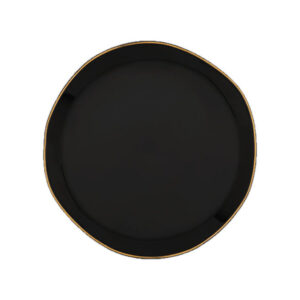Good Morning Plate black
