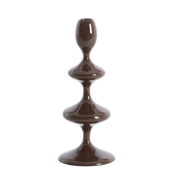 Candle Stick 10,5X27 Cm Vireen Dark Brown