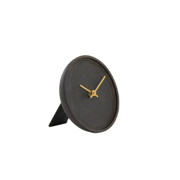 Klok ?15 cm VETI mango hout+bruin