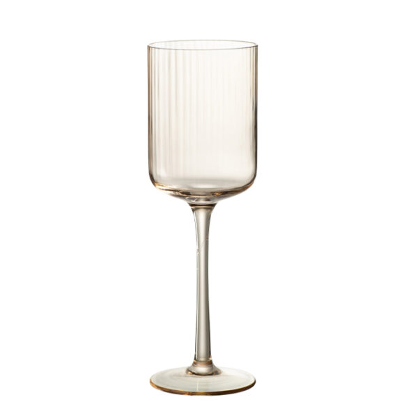 WIJNGLAS RALPH GLAS AMBER (7.5x7.5x23.5cm)