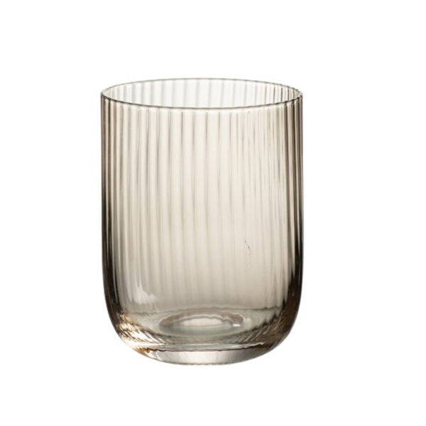 WATERGLAS KYLE GLAS AMBER (7.5x7.5x9.5cm)