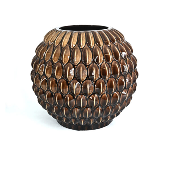 Bubble Marron vaas L