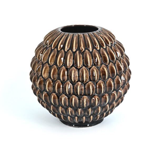 Bubble Marron vaas M