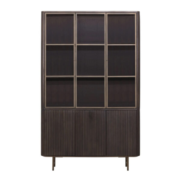 MAROON VITRINEKAST