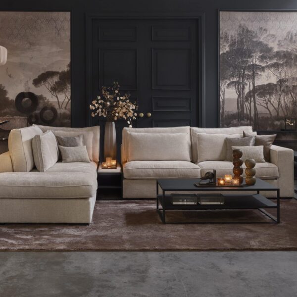 Hoekbank Annabelle Ottomane Stretch