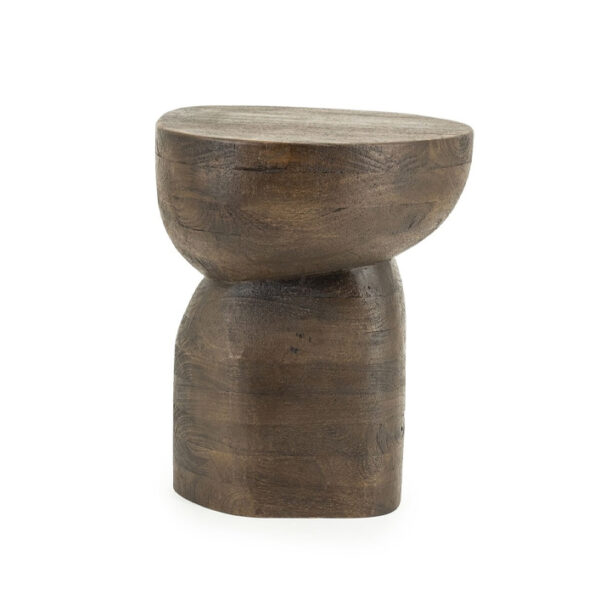 Bijzettafel Cobble bruin