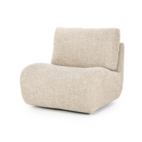 Fauteuil Lucia taupe