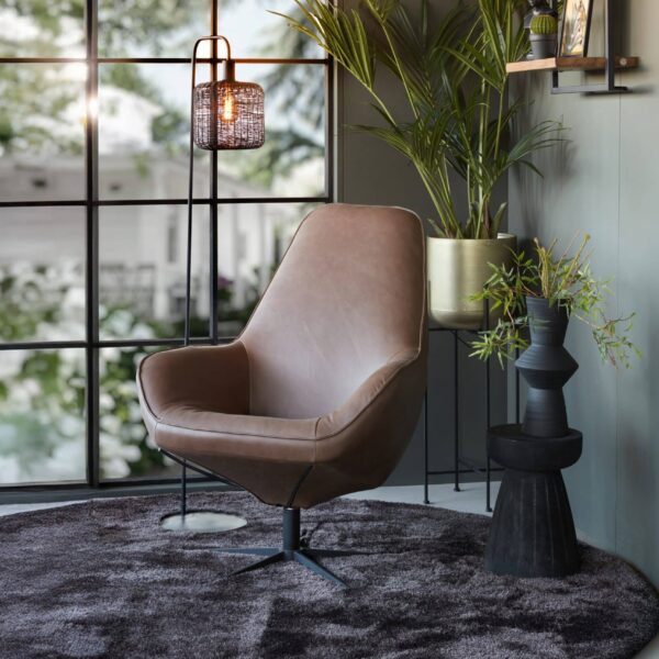 Draaifauteuil Knox met sterpoot en kantelfunctie