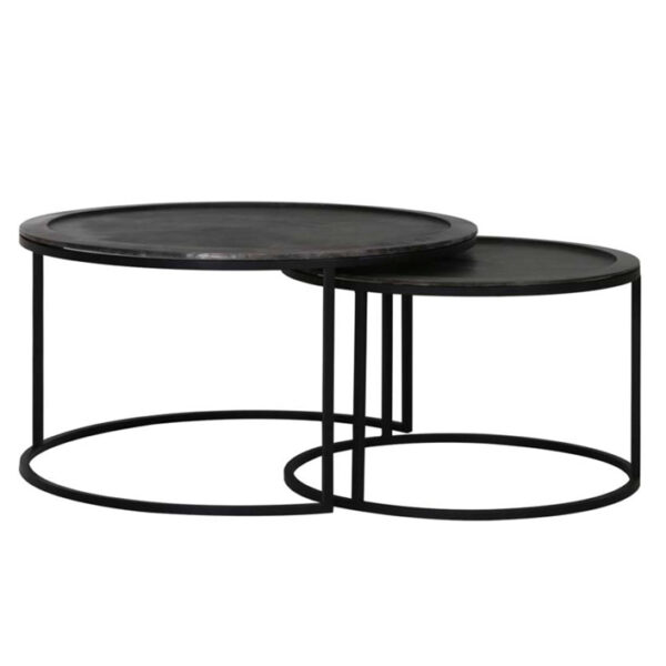 Salontafel set Ties Deep Edge Zwart